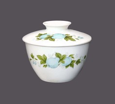 Noritake Blue Orchard 6695 covered stoneware sugar bowl made in Japan. - £47.56 GBP