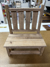 The Spring Shop -wooden plant stand 14”x12”x7” - £8.25 GBP