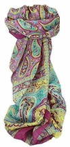 Mulberry Silk Traditional Long Scarf Koel Carnation by Pashmina &amp; Silk - £18.77 GBP