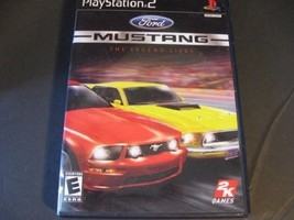Ford Mustang Legend Lives Sony PlayStation 2 PS2 Video Game Disc Black Label - £10.94 GBP
