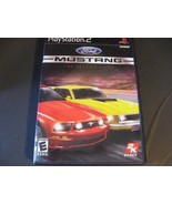Ford Mustang Legend Lives Sony PlayStation 2 PS2 Video Game Disc Black L... - £11.07 GBP