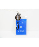 Retractable ID Holder 5&quot; x 3-1/8&quot; Badge Card Reel Holders Key Chains wit... - €5,90 EUR