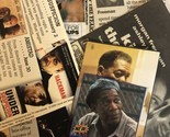 Morgan Freeman Vintage &amp; Modern Clippings Lot Of 20 Small Images And Ads - $4.94