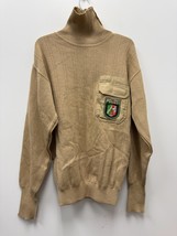 Vintage Polizei Sweater Mens Brown German Military Police Pullover 90s -... - $45.00