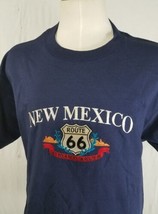 Get Your Kicks On Route 66 T Shirt Blue New Mexico Unisex Size Sm, Med - $13.49
