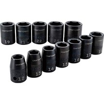 CRAFTSMAN Impact Socket Set, Metric, 1/2-Inch, 12-Piece (CMMT15885) - $136.46