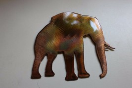 Small Elephant - Metal Wall Art - Copper 7 1/2&quot; - £14.41 GBP