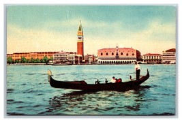 Gondola Su Canale Venice Italia Unp Non Usato DB Cartolina G18 - £3.16 GBP