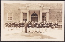 Keene, NH RPPC 1928 - Rotary Club &amp; High School Band Minstrel Show Postcard - £13.97 GBP