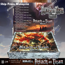 Attack on Titan 10 DVD Complete Series Season Movie OVA New Box Set English Dub - £59.90 GBP