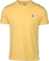 Polo Ralph Lauren Womens Yellow Soft Knit Crewneck Tee T-Shirt, M Medium... - $39.11