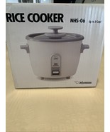 Zojirushi NHS-06 3-Cup Uncooked Rice Cooker, White -WB New Open Box - $61.87 CAD