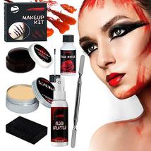 Halloween Makeup Kit Special Effects Scary Wound Sculpting Makeup Set Wi... - £15.94 GBP