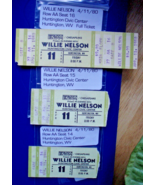 1980-Willie Nelson-3 Consec. Ticket Stubs-One full-April 11, 1980 Huntin... - $132.66 CAD