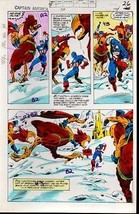 Original 1979 Captain America 238 page 26 Marvel Comics color guide art:... - $65.24
