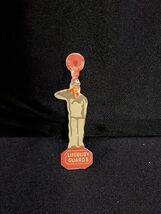 1930s Lifebouy Soap Guards Pin Clip Tab Button Advertising Promo Tin Lit... - $5.89