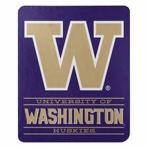 Northwest NCAA Washington Huskies Unisex-Adult Fleece Throw Blanket, 50&quot;... - $22.76