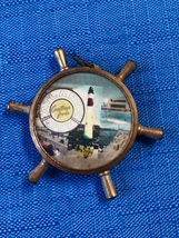 Vtg. Ships Wheel Souvenir Of Atlantic City N.Nj.Compass Plus Sights - £19.54 GBP