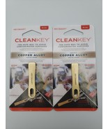 ✳Lot of 2! The Original CleanKey KeySmart Copper Alloy New Hands Free To... - $7.12