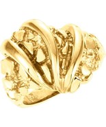 Authenticity Guarantee 
14K Yellow Gold Freeform Nugget Ring - £1,006.25 GBP+