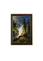 Albert Bierstadt Rocky Mountain Waterfall framed  Print Finest Quality - £51.14 GBP