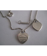 Tiffany &amp; Co Mini Heart Necklace - £78.63 GBP
