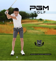 2019 PGM Authentic Golf Men&#39;s Sport Plaid lightweight breathable Trousers. ! - £47.74 GBP