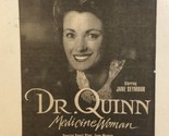 Dr Quinn Medicine Woman Tv Guide Print Ad Jane Seymour TPA23 - £4.66 GBP