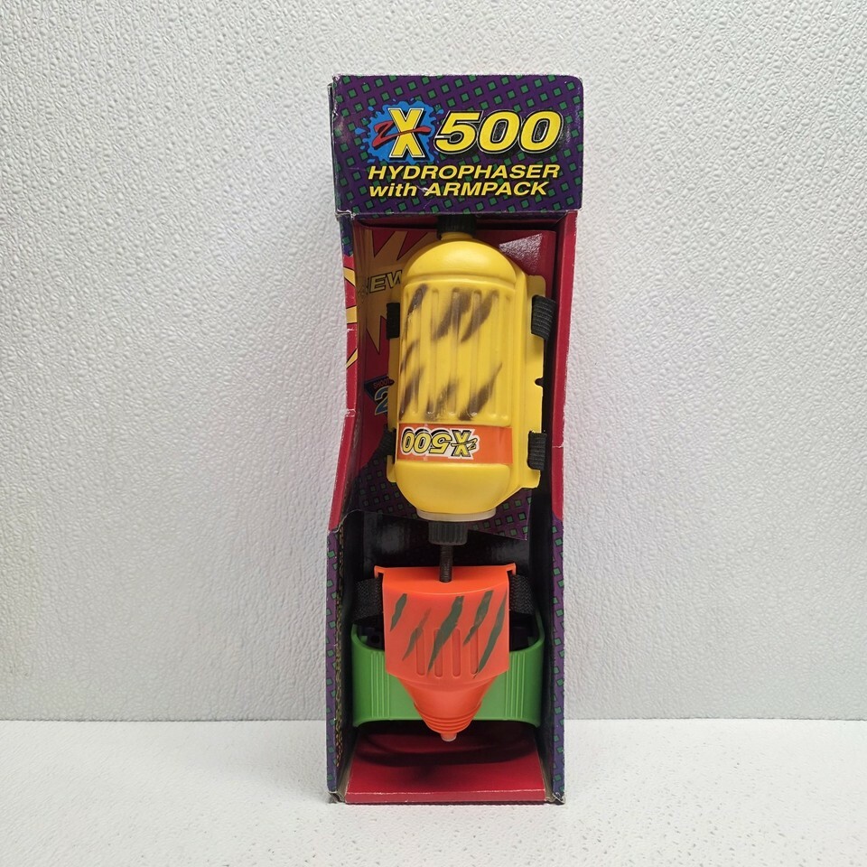 Vintage Gemmy 1991 ZX500 Hydrophaser Arm Pack Water Gun In Box - $93.47