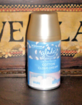 (1) Glade Automatic Spray Can Refill COTTON CLOUD DREAM FITS AIRWICK - £9.98 GBP