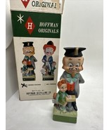 Vintage Hoffman Distill Mini Decanter Mr. School Teacher Leprechaun w/ O... - £23.65 GBP