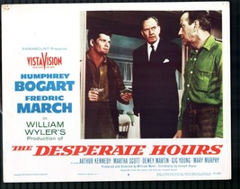 Desperate Hours 11&quot;x14&quot; Lobby Card #6 Humphrey Bogart Film-Noir - £34.44 GBP