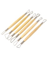 6-Piece Wooden Handle Double Ended Modeling Tools Sculpting Tools For Cl... - £13.36 GBP