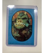 1983 Topps Star Wars Sticker Trading Card Gamorrean Guard Blue #22 Vintage - $7.60