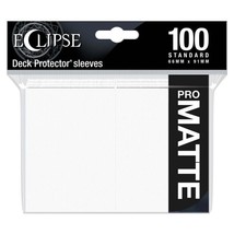 Ultra Pro Deck Protector: Eclipse: Matte Arctic White (100) - $16.34