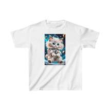 Cat Breeds in Space - The Ragdoll Breed - Kids Heavy Cotton™ Tee - £14.27 GBP+