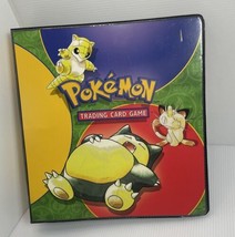 Vintage 1999 Wizards Of The Coast Pokemon Ultra Pro 3-Ring Binder W 3 Sticker Ca - £29.42 GBP