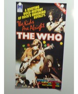 The Kids Are Alright:THE WHO 1979 Concert Rockumentary Music Vintage Wal... - £10.11 GBP
