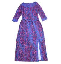 NWT Lilly Pulitzer Clarabella Midi in Blue Flare Pawsitive ChillyLilly Dress XL - £157.70 GBP