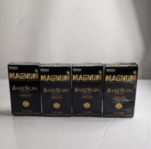 4 PACK Trojan Magnum BareSkin Lubricated Condoms 10 Count - £25.98 GBP