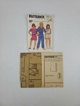 BUTTERICK PATTERN 6575 UNCUT Vintage 1970s Girls SIZE 12-14 DRESS JUMPSUIT - $8.00