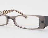 OU 93.160.03 Mat Fumé Gris / Noir UNIQUE RARE LUNETTES 50-19-143mm - $47.15