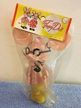 Nos Vintage Topo Gigio Plastic Mouse Funny Doll Ed Sullivan Show Hong Kong Rare - £23.59 GBP
