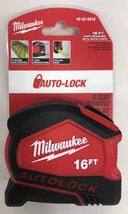Milwaukee - 48-22-6816 - 16' Compact Auto Lock Tape Measure - $28.95