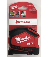 Milwaukee - 48-22-6816 - 16&#39; Compact Auto Lock Tape Measure - £22.76 GBP