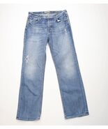 Buckle BKE Mens 33x32 Faded Thick Stitch Stretch Tyler Straight Leg Deni... - €51,51 EUR