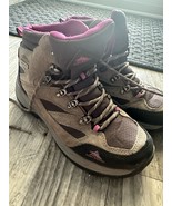 High Sierra Trekker Women’s Boots Brown Purple Size 9 Hiking Outdoor Lac... - €16,32 EUR