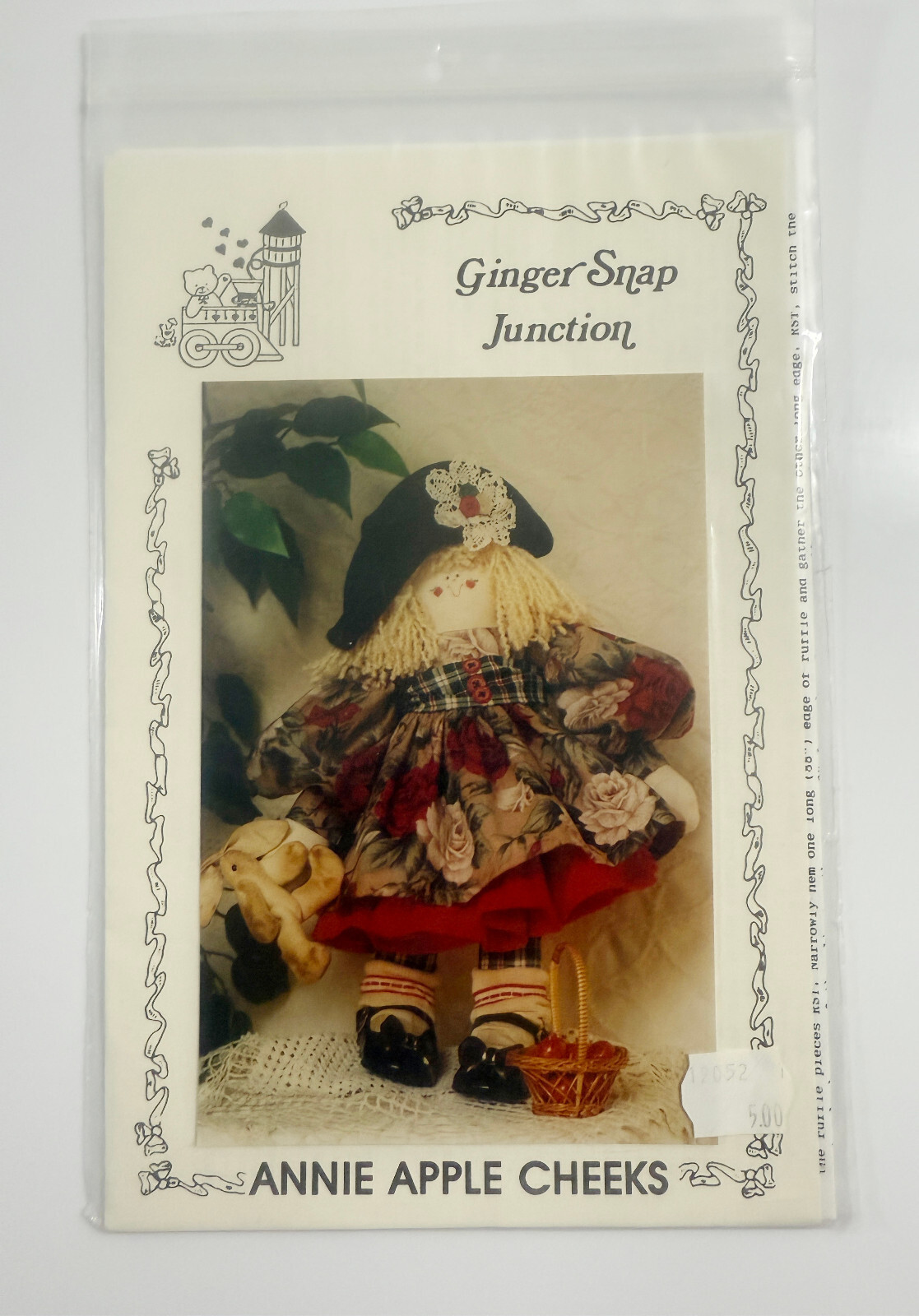 1992 Ginger Snap Junction GSJ-40 Annie Apple Cheeks 16&quot; Tall Doll Sewing... - $5.93