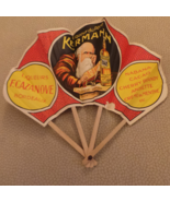 Vintage Advertising Fan for Kermann / Cazanove Liqueurs Blk Head Rhum; P... - £35.24 GBP