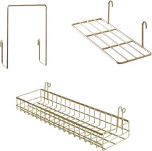 Wall Mount Organizer And Storage Shelf Rack For Home Supplies, 1 Set Of 3 - $33.98